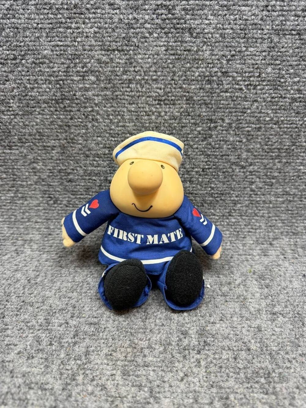 Vintage American Greetings First Mate Plush Doll Korea Blue